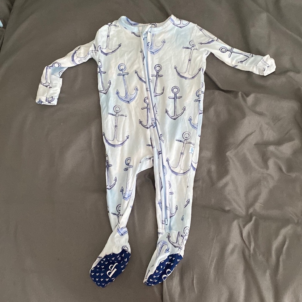 Posh Peanut Footie - 0-3 Months